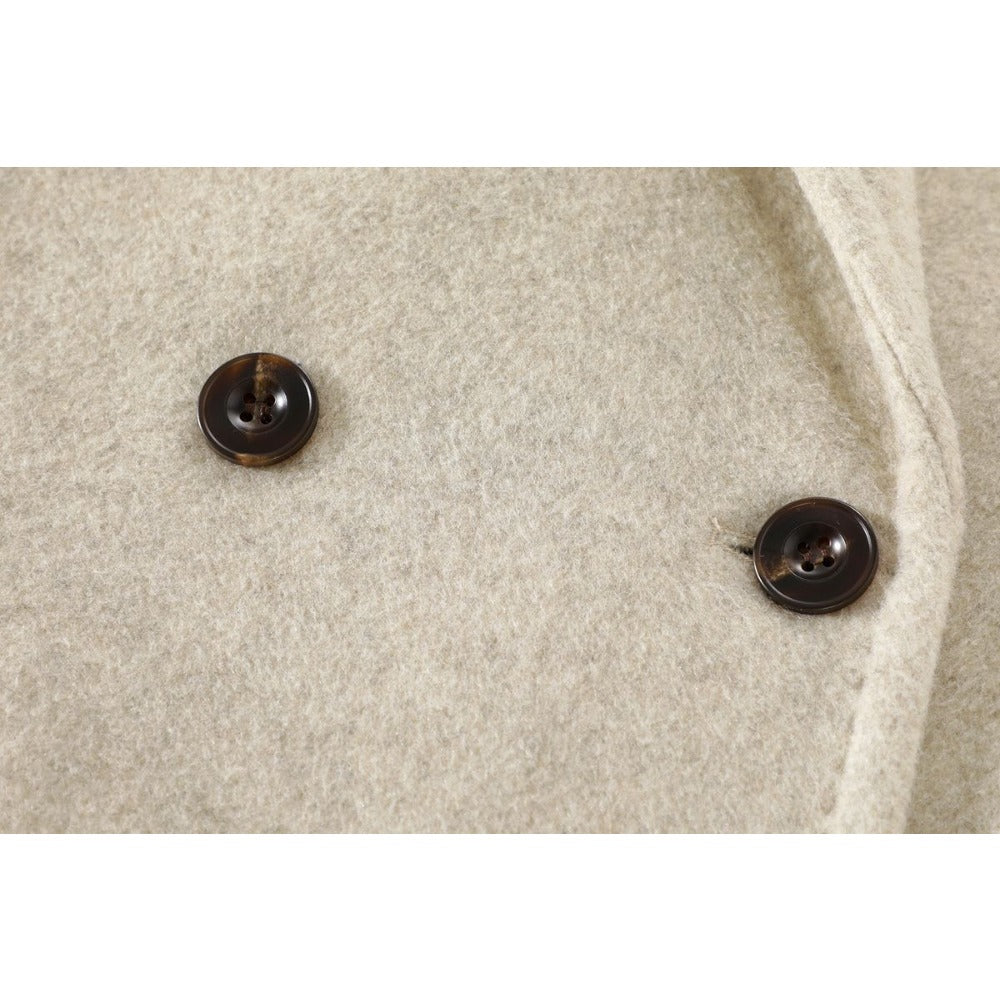 Double Breasted Long Coat with Belt for Women - Lucia