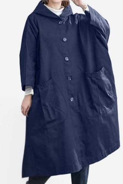 Women's Loose Coat | Large Pockets