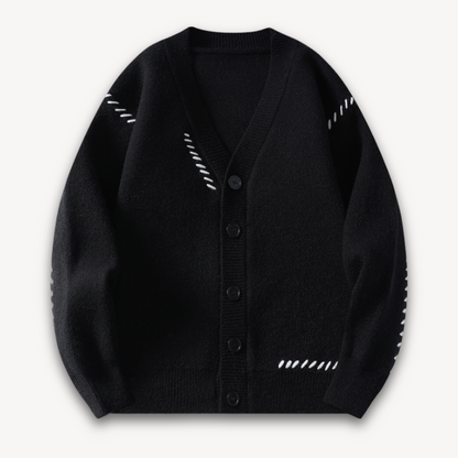 Men's Knitted Cardigan | Button