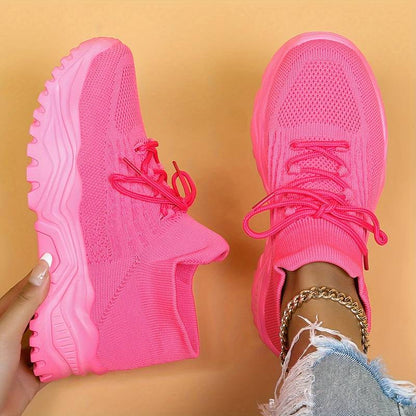 Women's Summer Breathable Sneakers | Platform