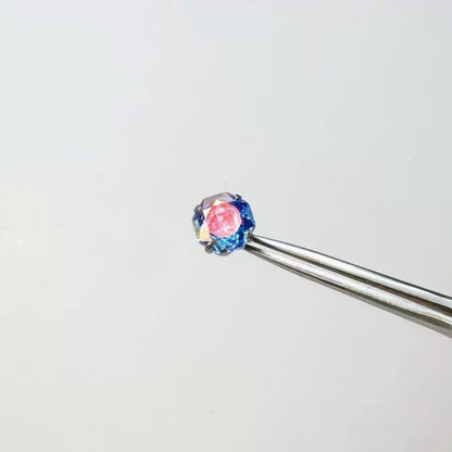 Purple Butterfly Stud and Dangle Earrings Set for Women - Grazia