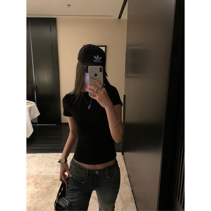 Fitted Short Sleeve T-Shirt for Women - Immacolata