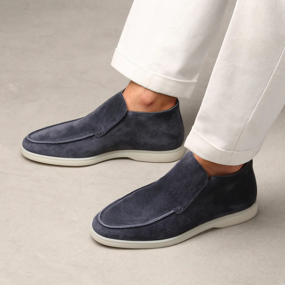Men's Suede Loafers | Flat