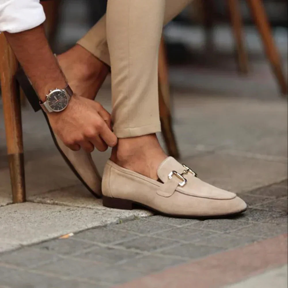 Men's British Style Loafers | Frosted