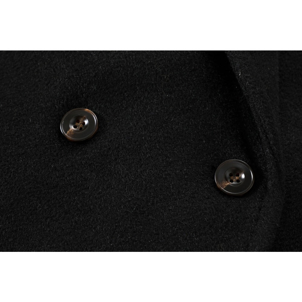 Double Breasted Long Coat with Belt for Women - Lucia