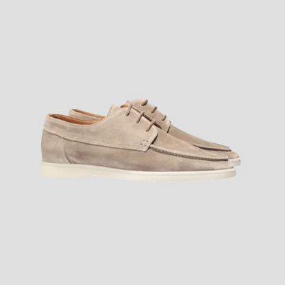 Men's Lace-Up Loafers | Suede