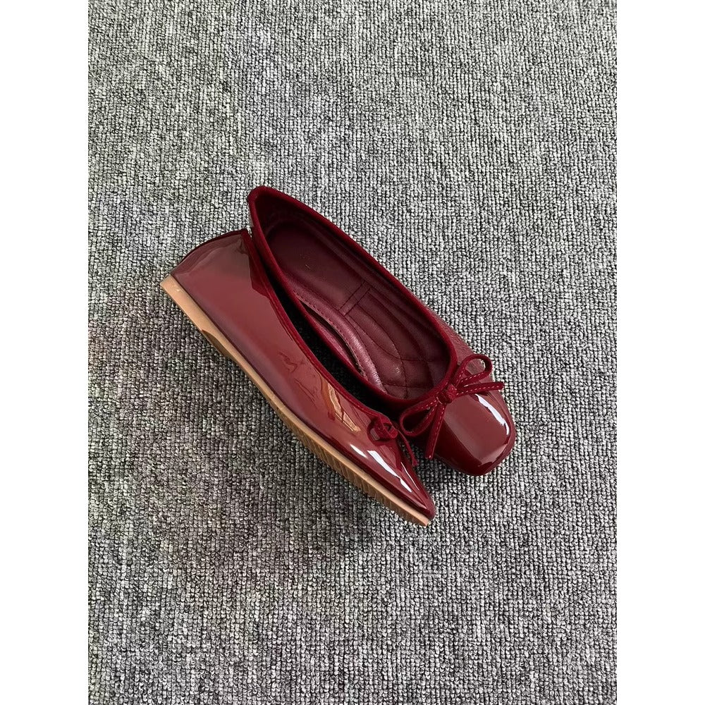 Patent Leather Ballerinas for Women - Eva