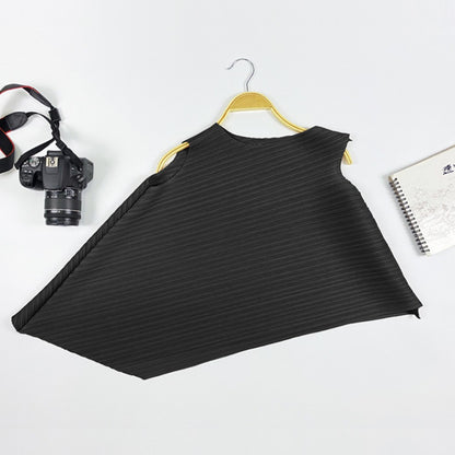 Sleeveless Asymmetrical Blouse Top for Women - Sara