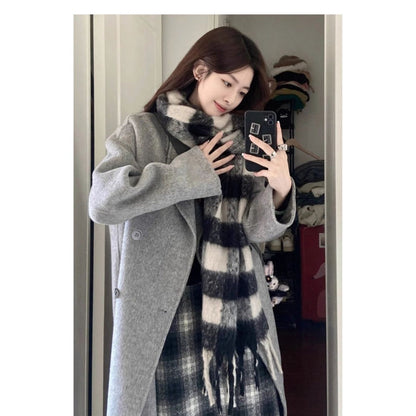 Double Breasted Long Overcoat for Women - Camilla