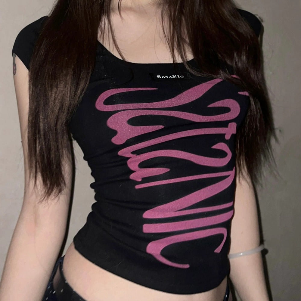 Lace Up Back Crop Top for Women - Samantha