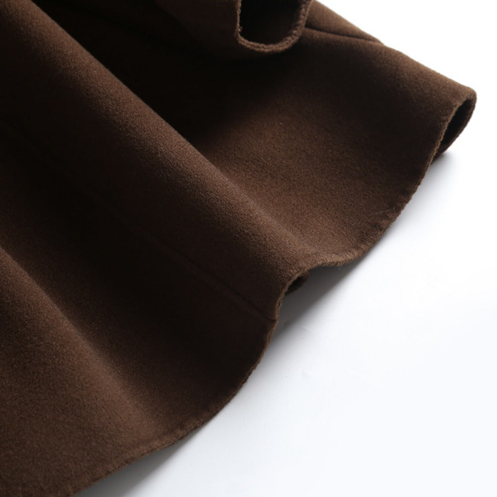 Double Breasted Wool Blend Coat for Women - Daria