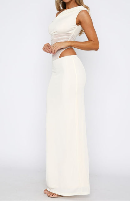 Celia Maxi Dress White