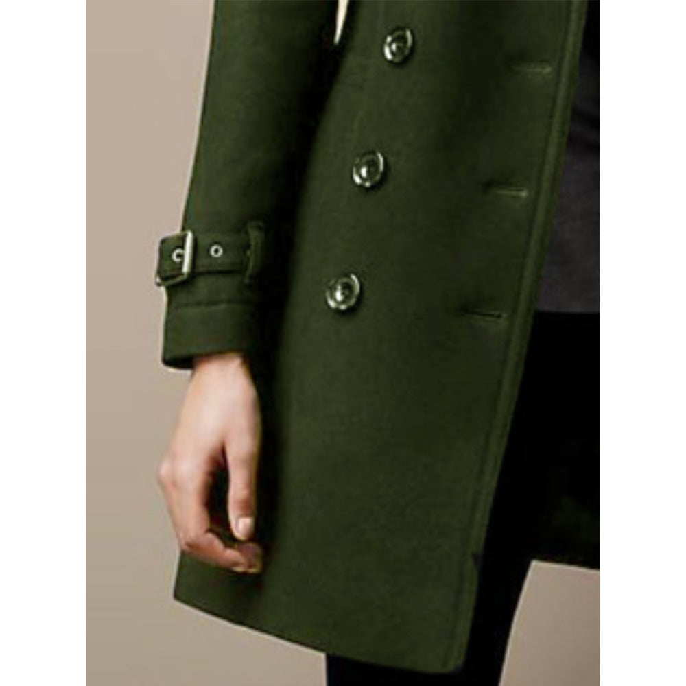 Double Breasted Coat for Women - Erika