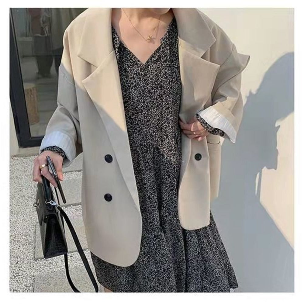 Oversized Double Breasted Blazer for Women - Graziella