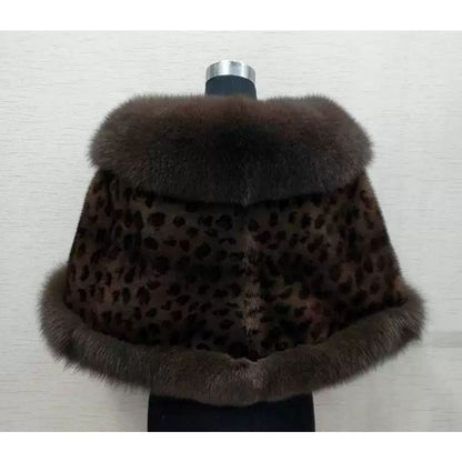 Faux Fur Winter Shawl for Women - Alina