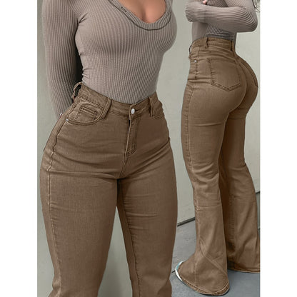 High Waist Flare Jeans for Women - Gelsomina