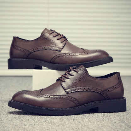 Leather Lace Up Oxford Dress Shoes for Men - Elide