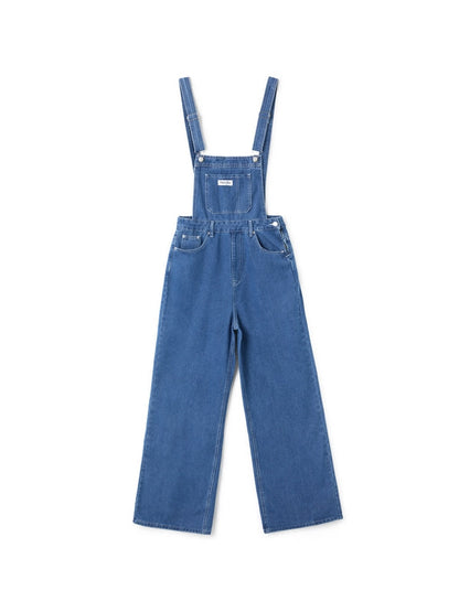 Blue Vintage Effect Washed DeNim Overys