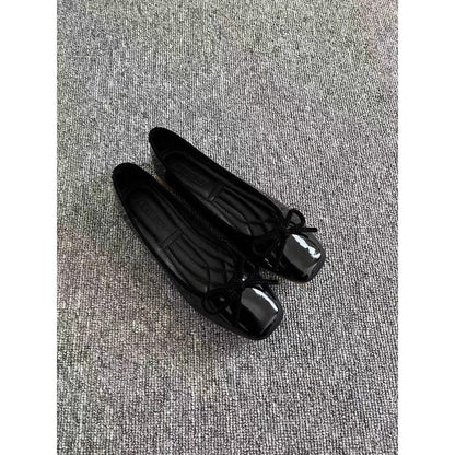 Patent Leather Ballerinas for Women - Eva