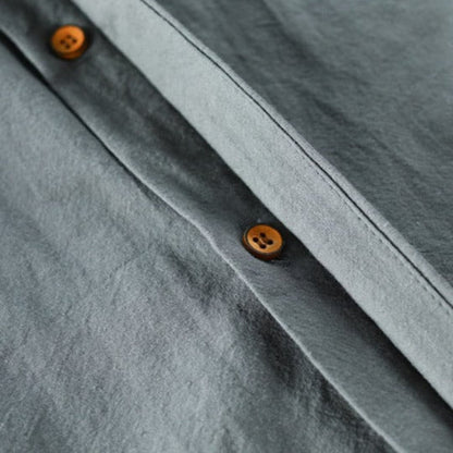 Men's Stand Collar Shirt | Long Sleeve