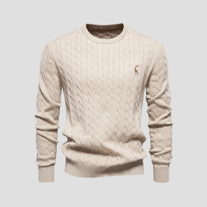 Men's Cable Knitting Jumper | Winter