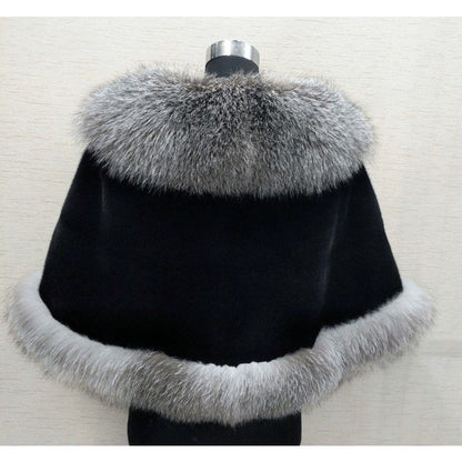 Faux Fur Winter Shawl for Women - Alina