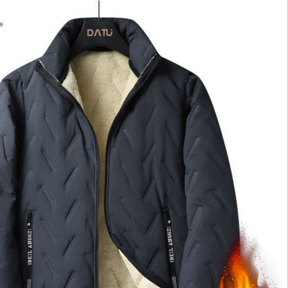 Fleece Lined Zip Up Winter Jacket for Men - Virginia