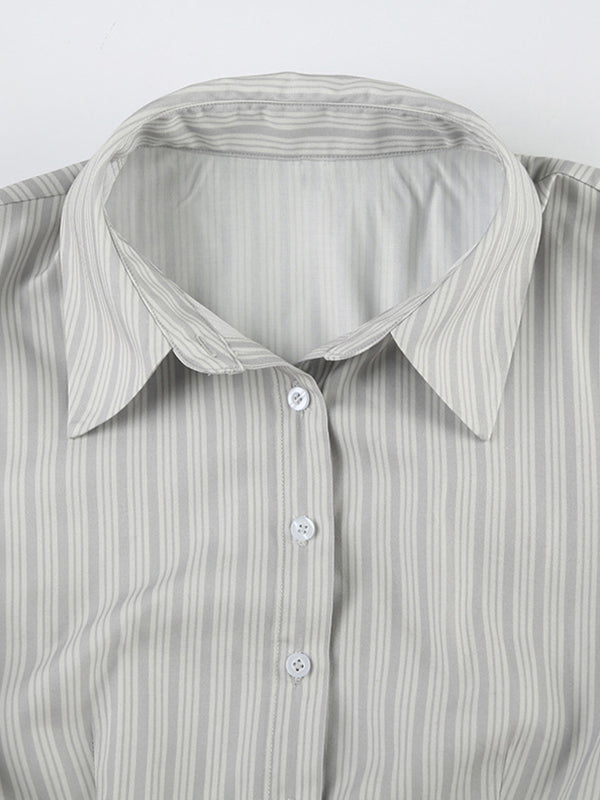 Classic Stripes Slim Long Sleeves Shirts