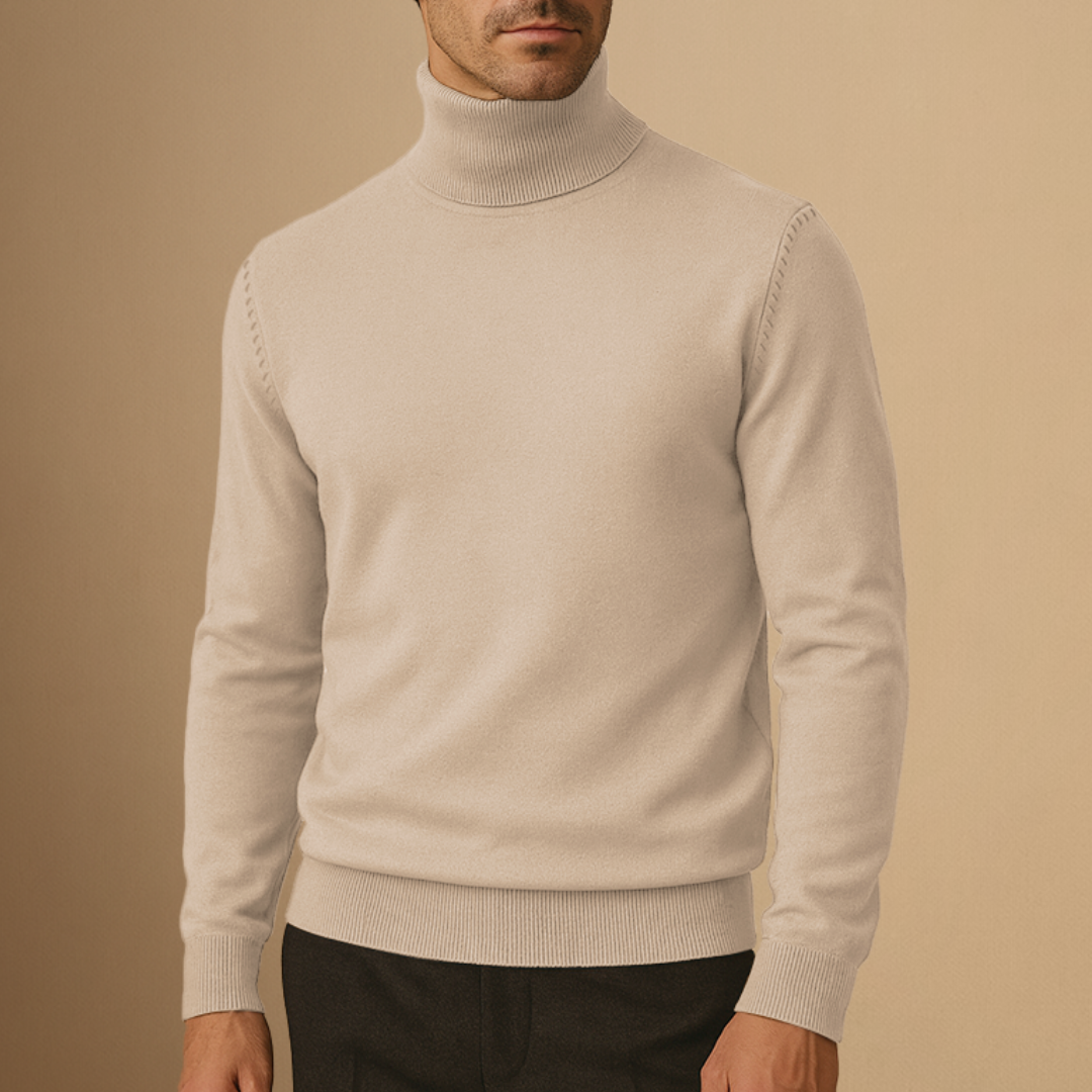Men's Turtleneck Jumper | Soft