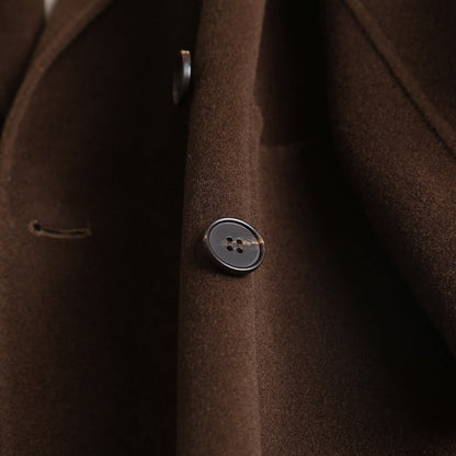 Double Breasted Wool Blend Coat for Women - Daria