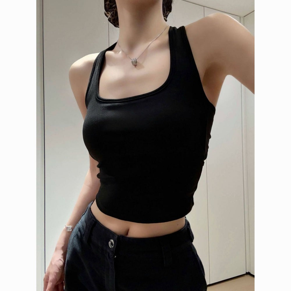 Racerback Tank Top with Scoop Neck for Women - Paola