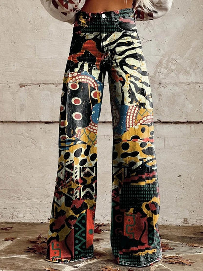 Women's Casual High Waist Baggy Jeans | Wide Leg