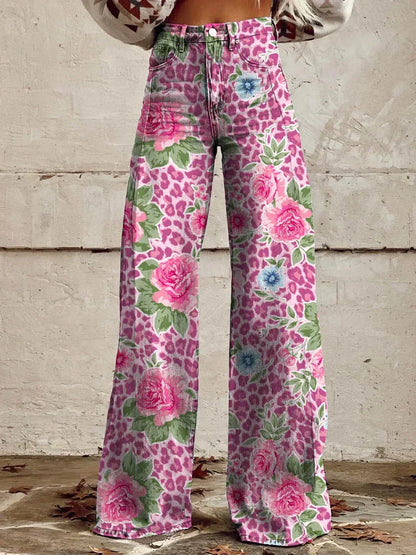 Women's Casual High Waist Baggy Jeans | Wide Leg