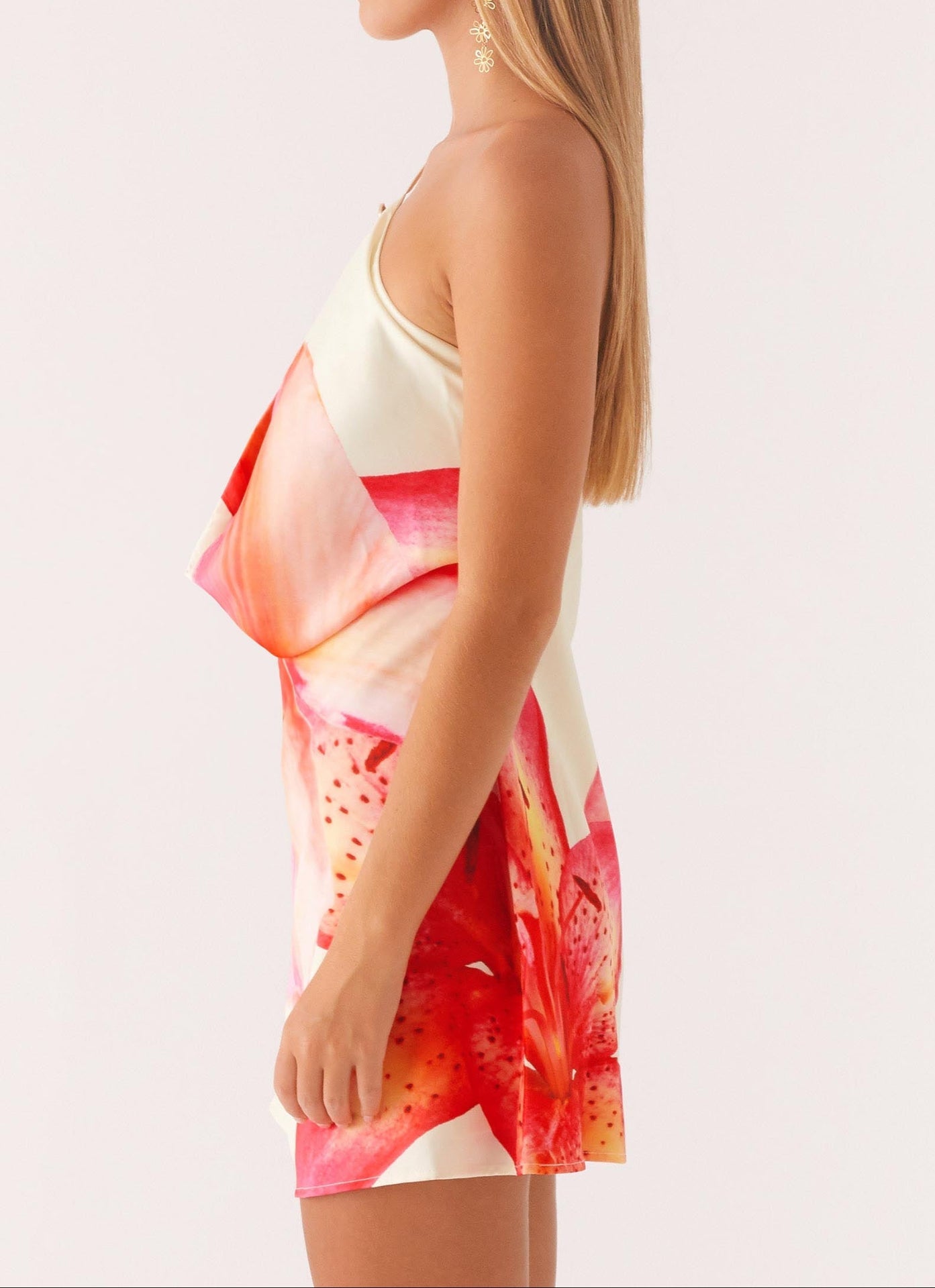 Assisi Mini Dress - Yellow Floral