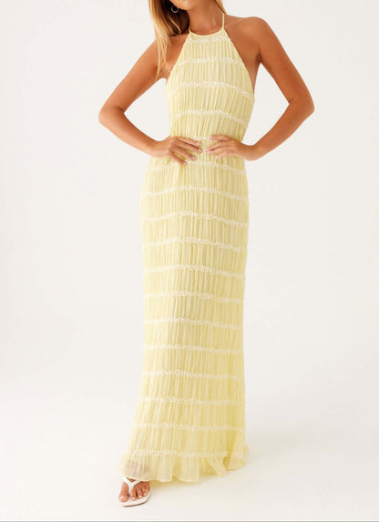 Ortensia Maxi Dress - Yellow