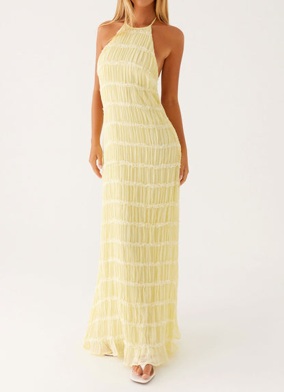 Paula Maxi Dress - Yellow