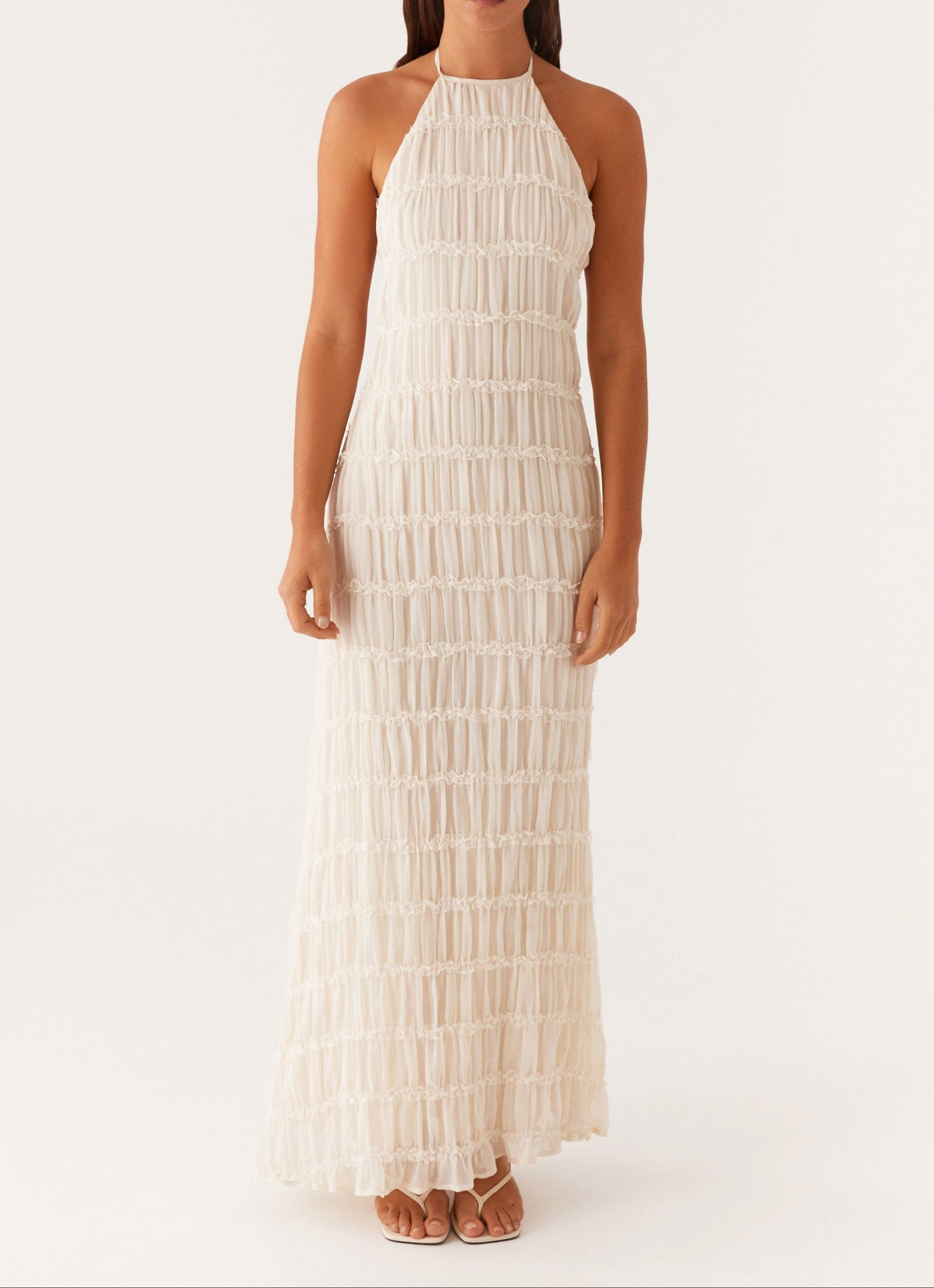 Abril Maxi Dress - Ivory