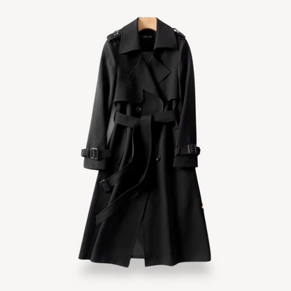 Women's Belt Trench Coat | Long