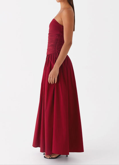 Amaranta Maxi Dress - Merlot