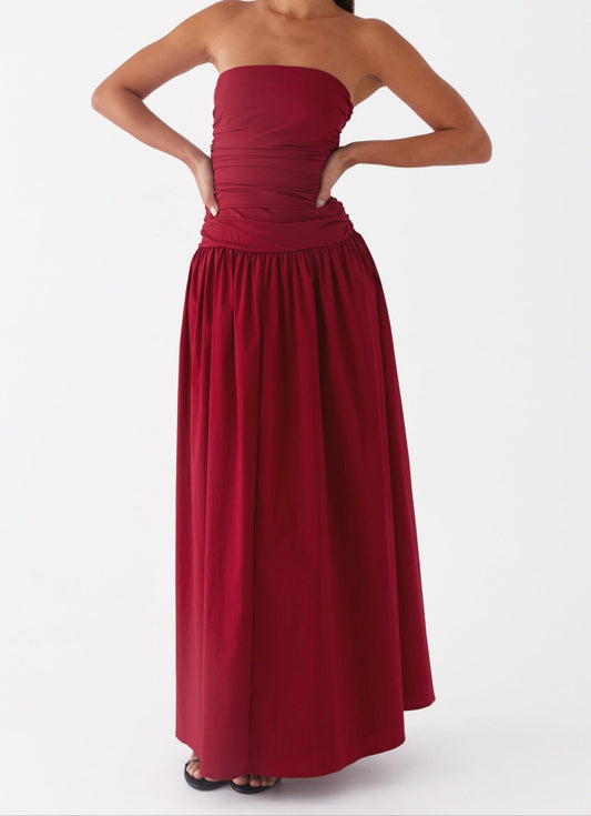 Amaranta Maxi Dress - Merlot