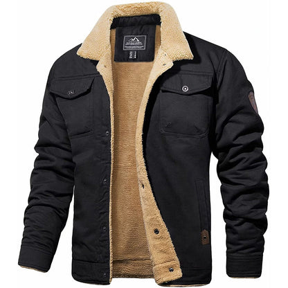 Men's Warm Sherpa-Lined Jacket | Winter