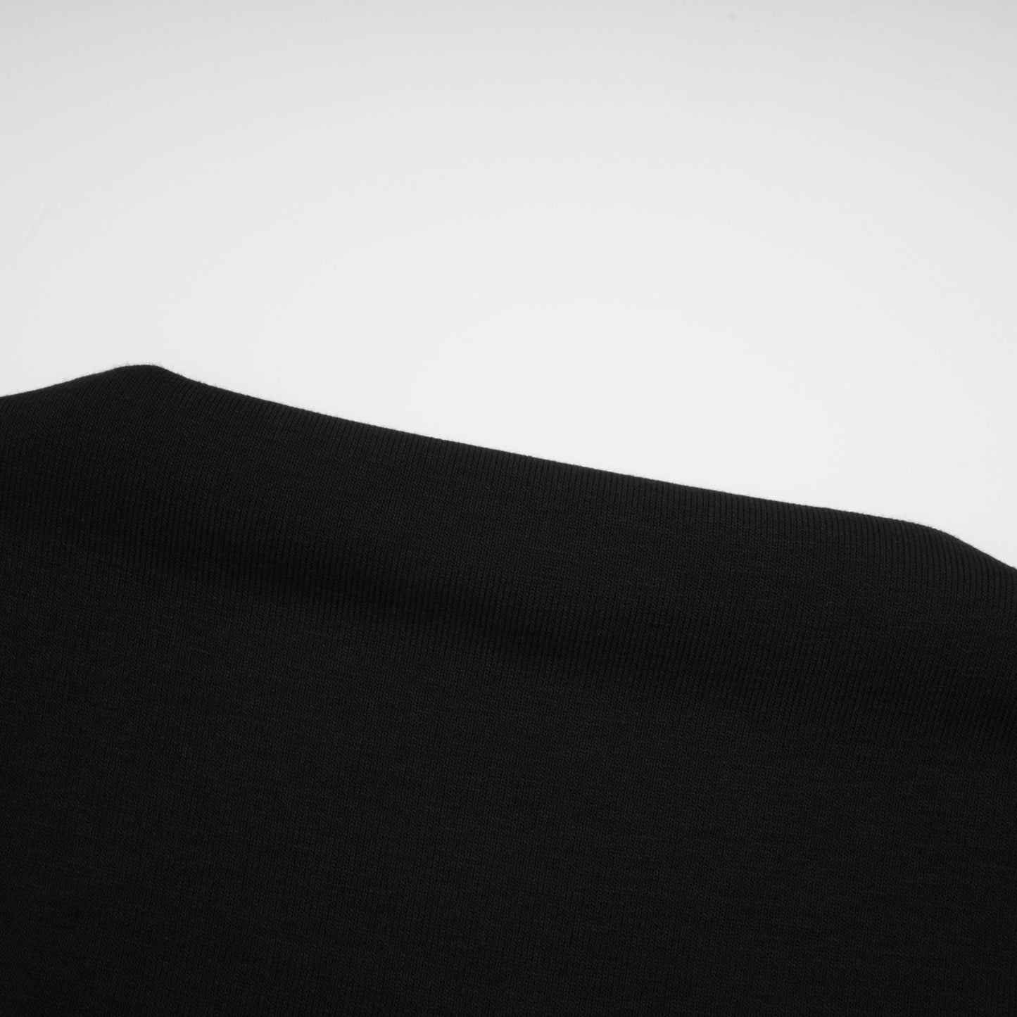 Black Ruched Crop Top with Open Front for Women - Gioia