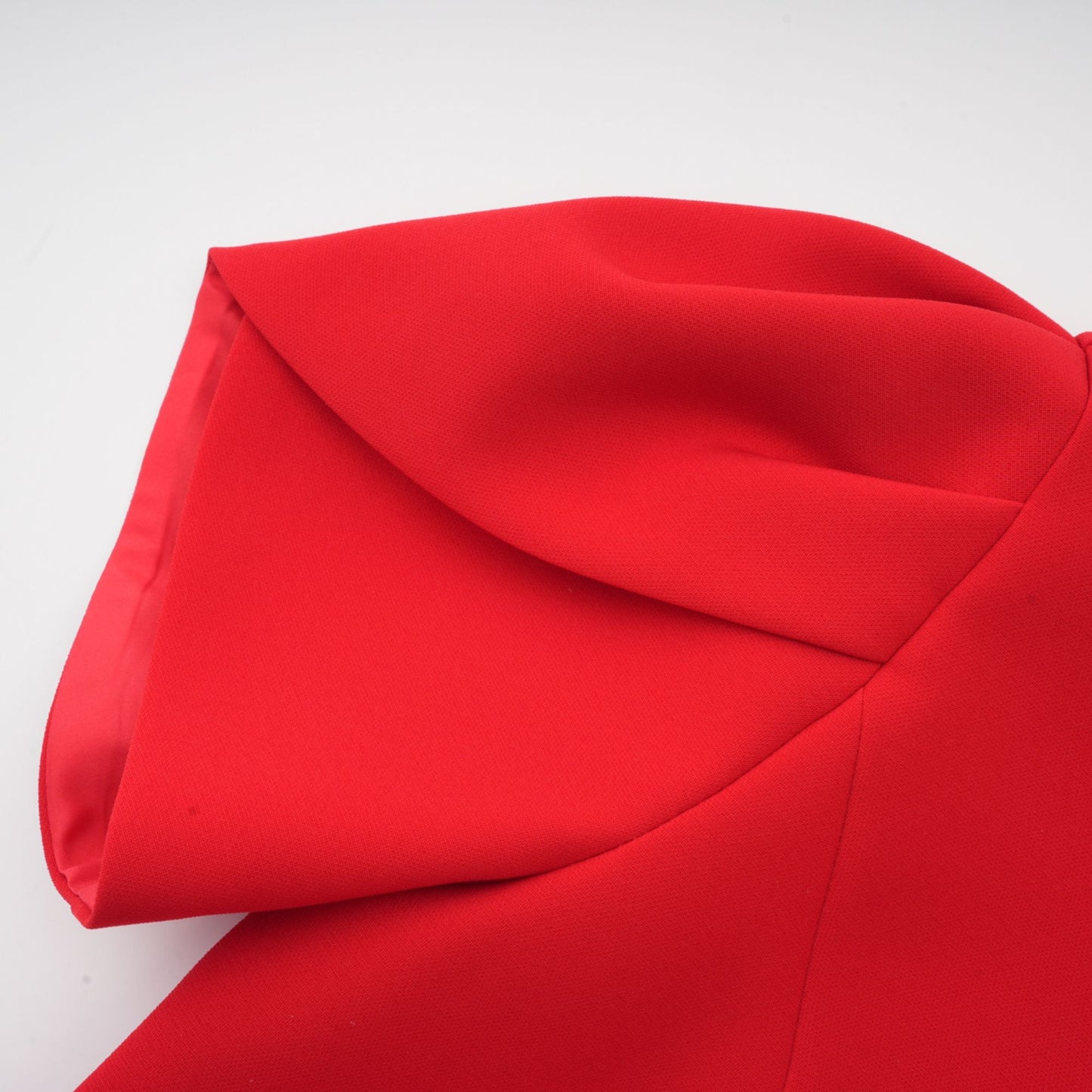 Cherry Red Mini Dress with Back Bow Detail for Women - Irene