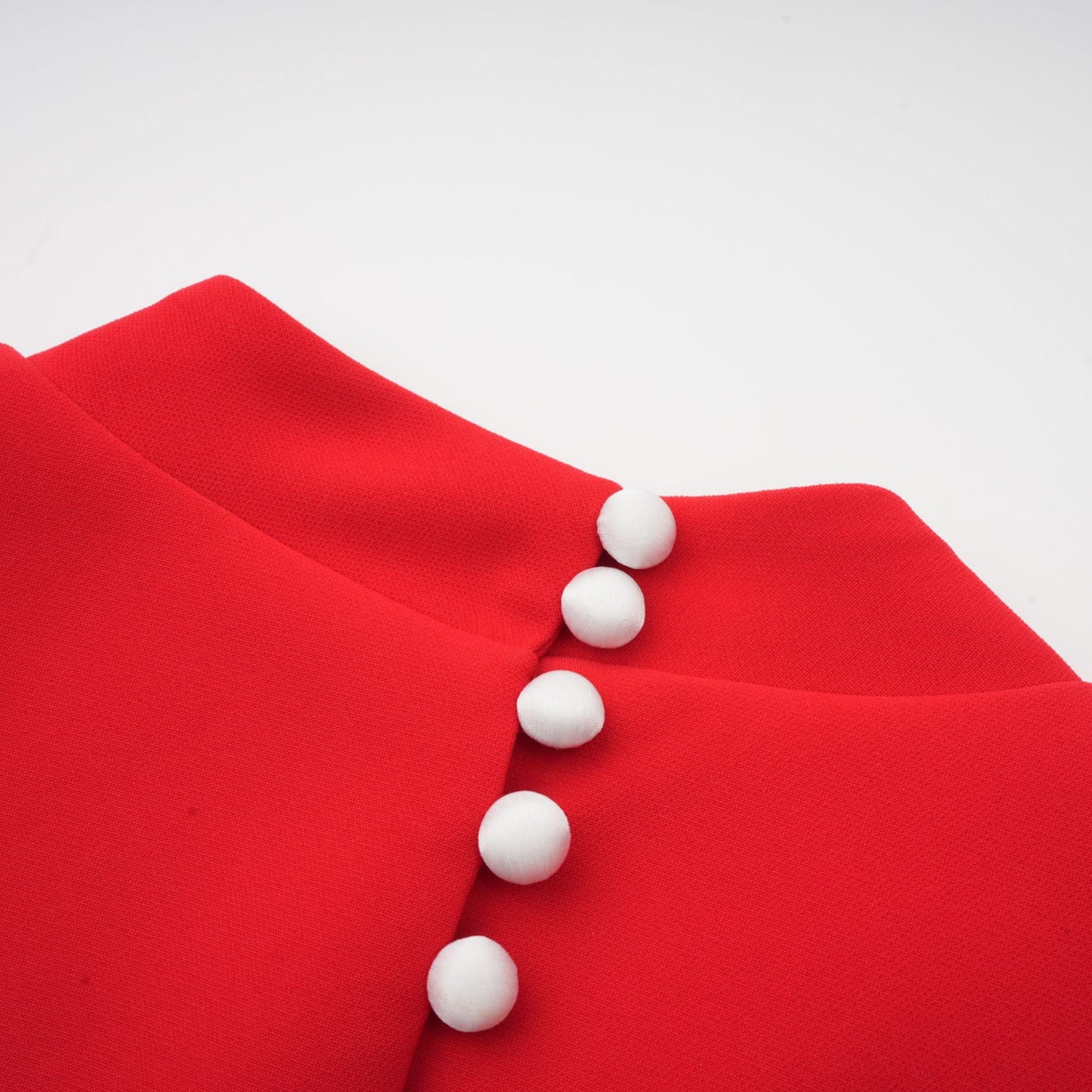 Cherry Red Mini Dress with Back Bow Detail for Women - Irene