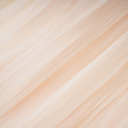 Peach Pleated Blouse with Belt for Women - Lara