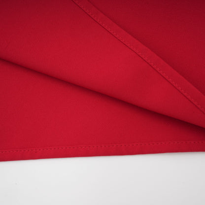 Cherry Red Off Shoulder Pleated Maxi Dress for Women - Serena