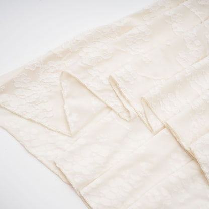 Ivory Lace Maxi Dress with Wide Straps for Women - Emma