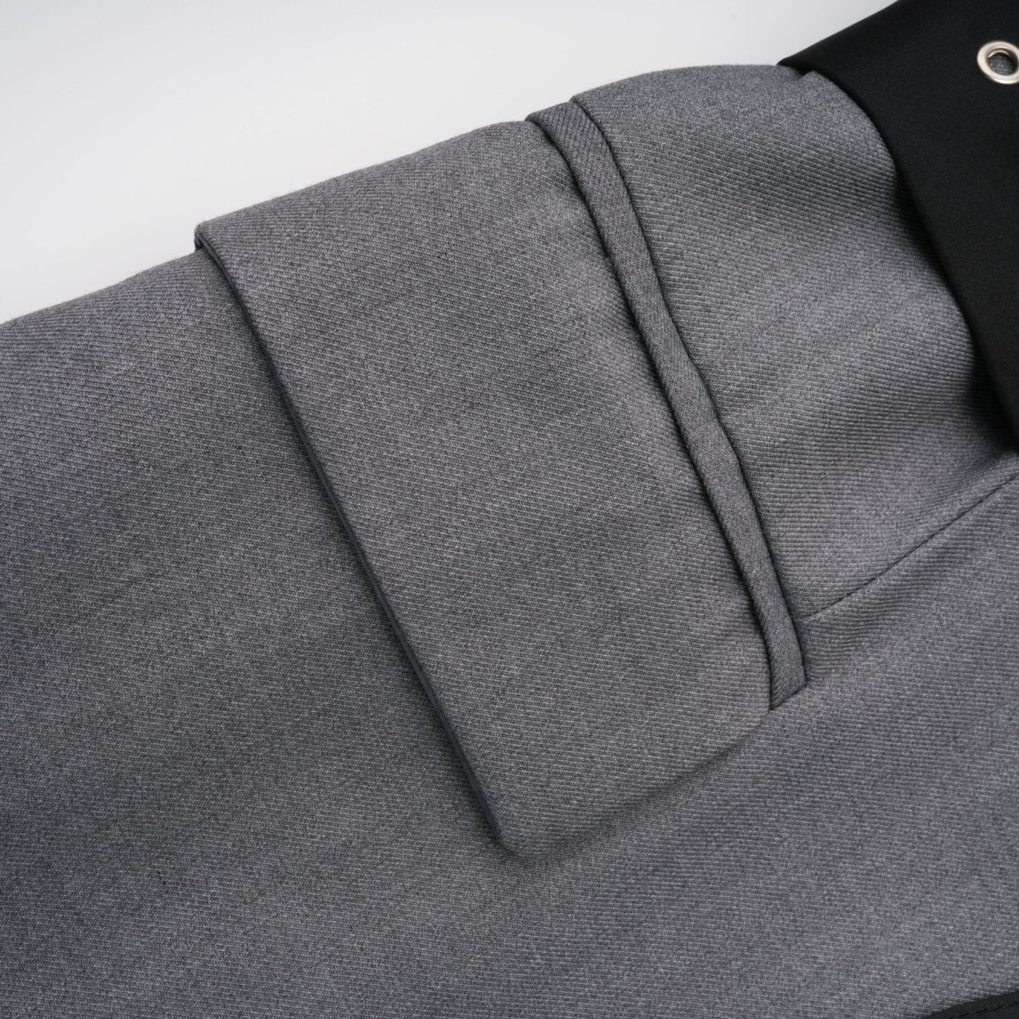 Grey Blazer with Belt and Pocket Detailing for Women - Francesca