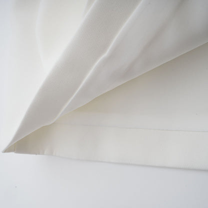 White Floral Appliqué Mini Dress with One Shoulder Strap for Women - Elena