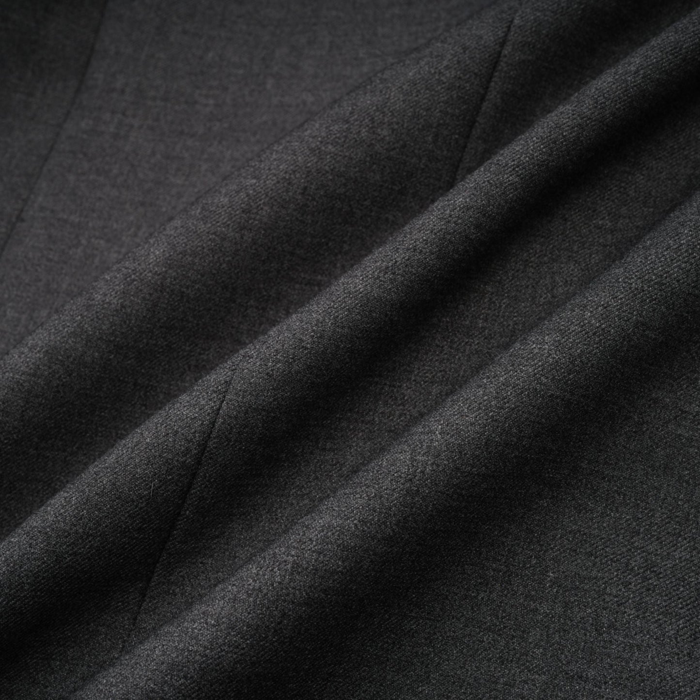 Charcoal Grey Lace Trim Blazer Jacket with Pockets for Women - Diana